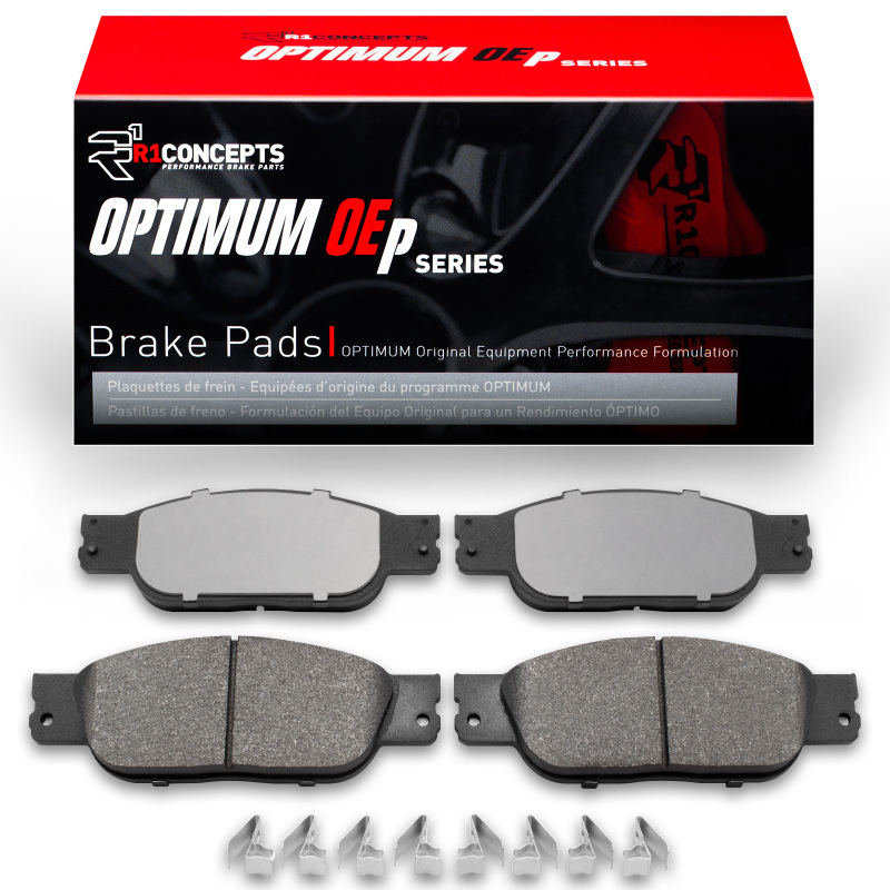 Jaguar Vanden Plas Brake Pads - Front - R1 Concepts - Optimum OE - `03-`05